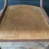 Lot of 2 vintage school chairs