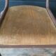 Lot of 2 vintage school chairs