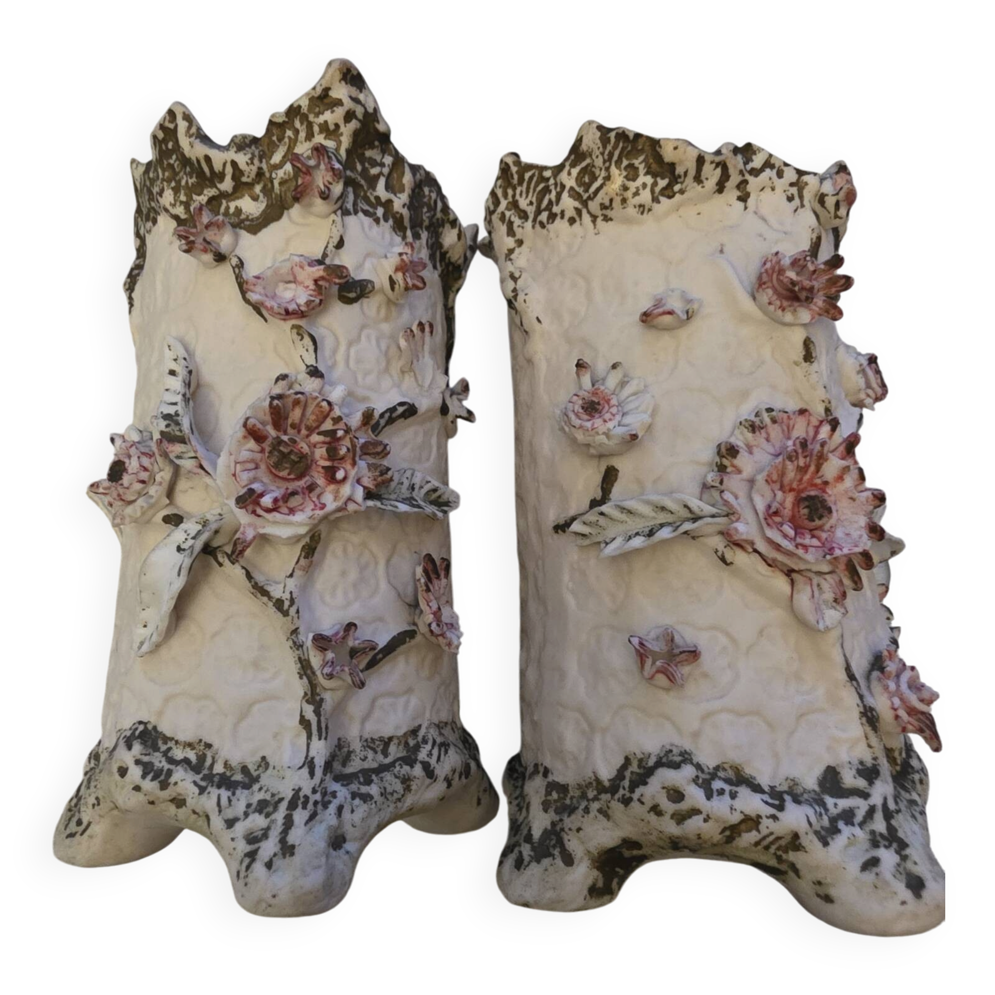Set of 2 small vases