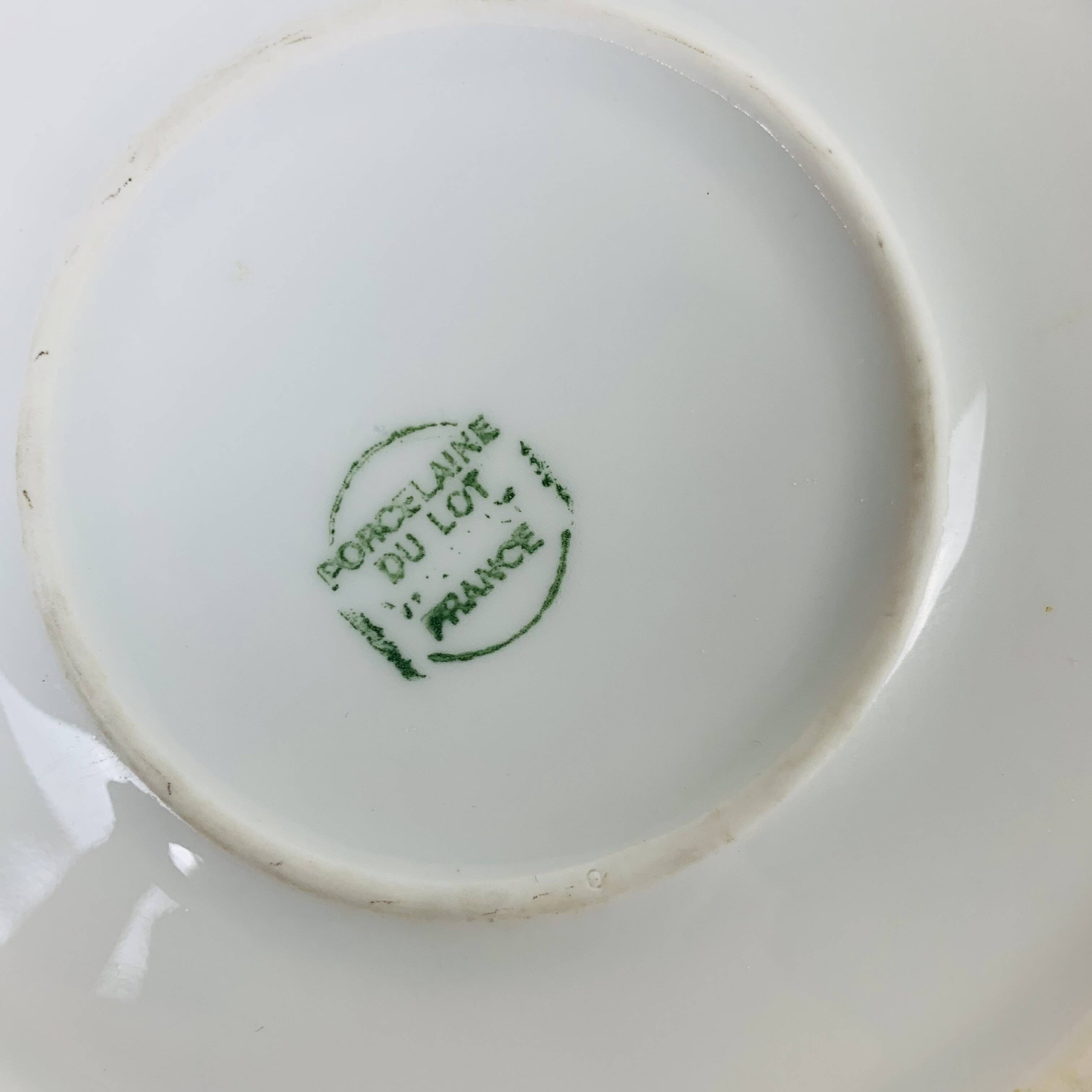 Vintage blue lot porcelain teapot