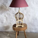 Lampe cage vintage