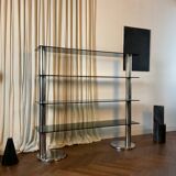 Italian design bookcase/room divider from the 1970s