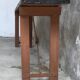Folding all-wood guinguette bench - vintage mid-XXth