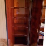 Armoire 4 portes acajou