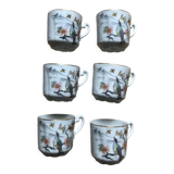 Lot de 6 tasses anciennes
