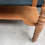 Antique pine and marble toilet furniture (renovated)