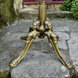 Solid brass Art Nouveau lamp base