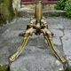 Solid brass Art Nouveau lamp base
