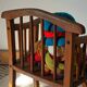 Fauteuil enfant campagnard vintage