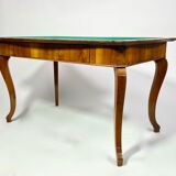 Large flat desk Biedermeier in cherry veneer, Circa 1815 Austria