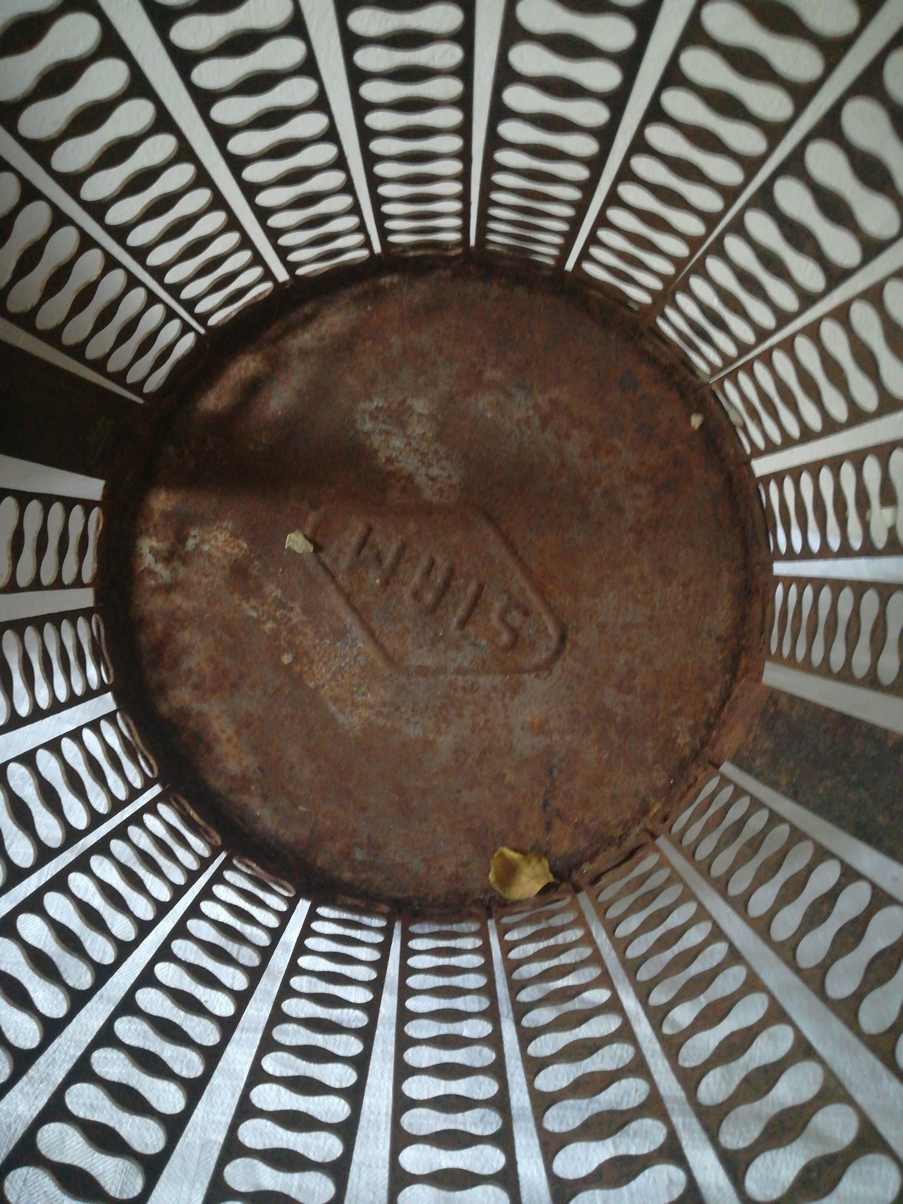 Industrial metal basket