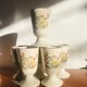 Set of 6 mazagrans in stoneware - coffee cups