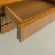 Vintage desk 3 drawers and 1 swing door