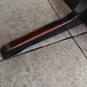 Vintage style BAUMANN table with Scandinavian central leg.