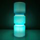 Beautiful vintage glass table lamp/bedside lamp from the nineties.