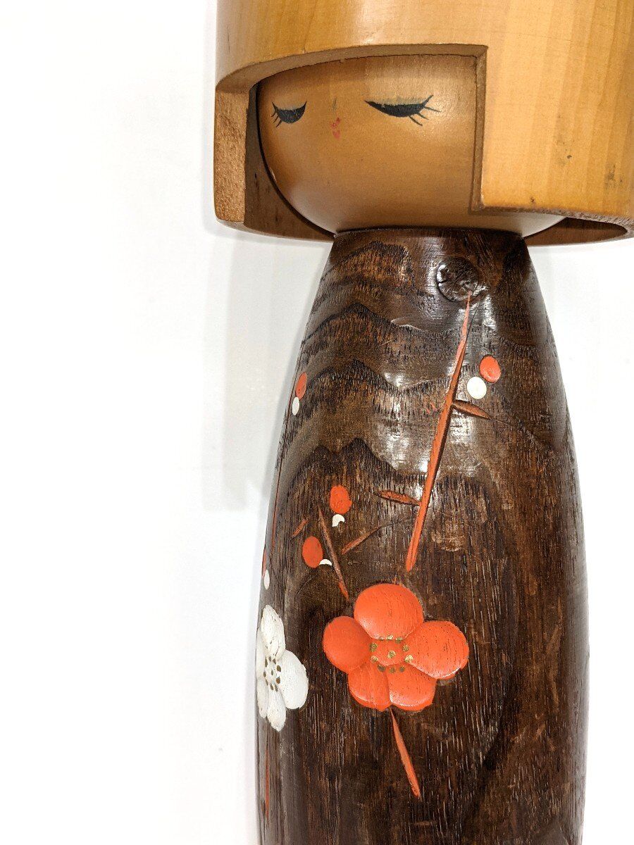 Awakening of Love - Kokeshi Doll - Master Okamoto usaburo - circa 1970 Japan