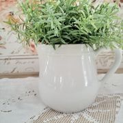 Pitcher in white porcelain Pillivuyt France