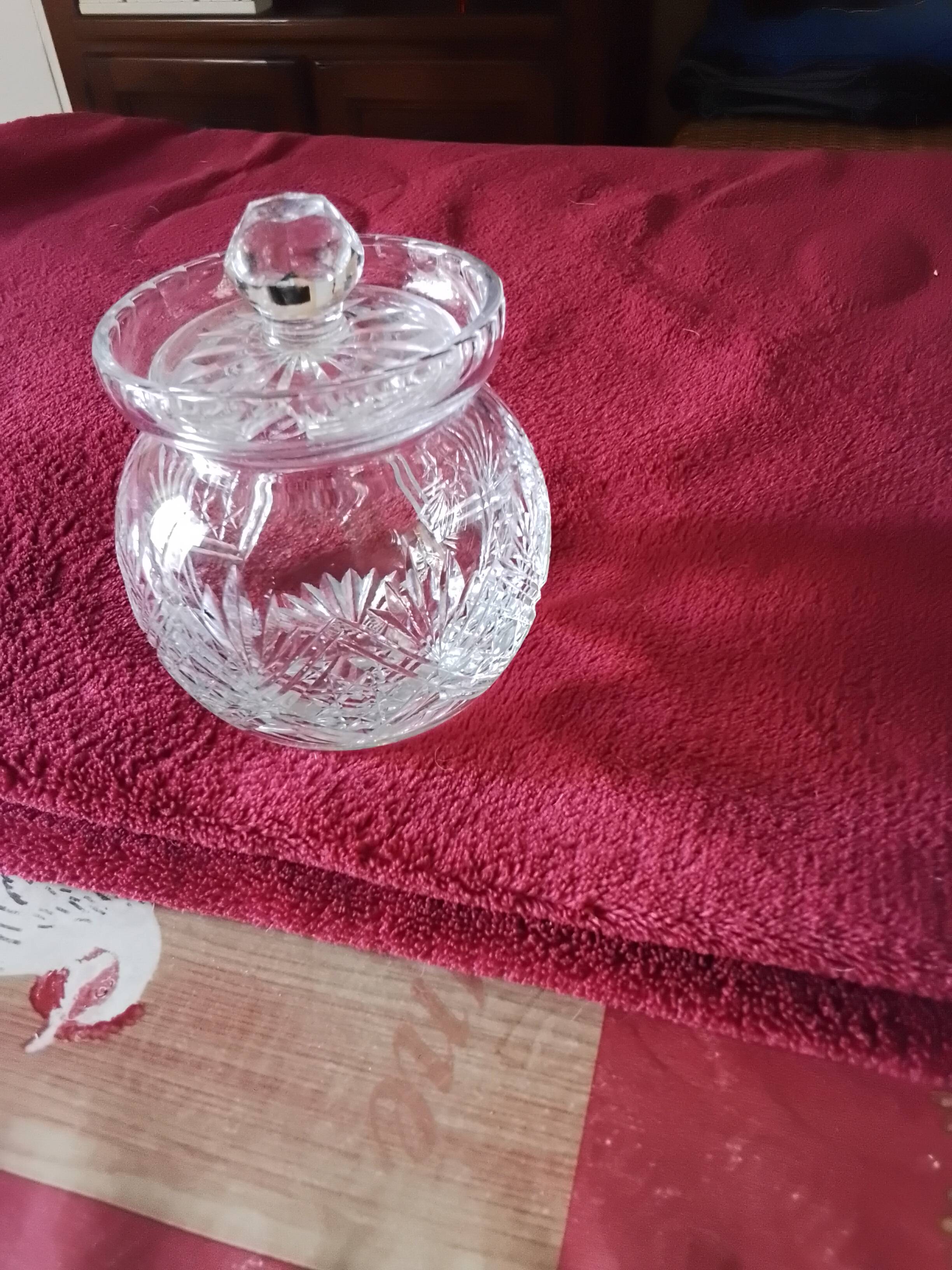 Brierley Royal Crystal Jelly Pot