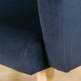Velvet armchair from Jitona, 60's