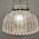 XL dome pendant light in blown glass, Italy circa 1960