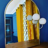Mirror with Veca wall light
