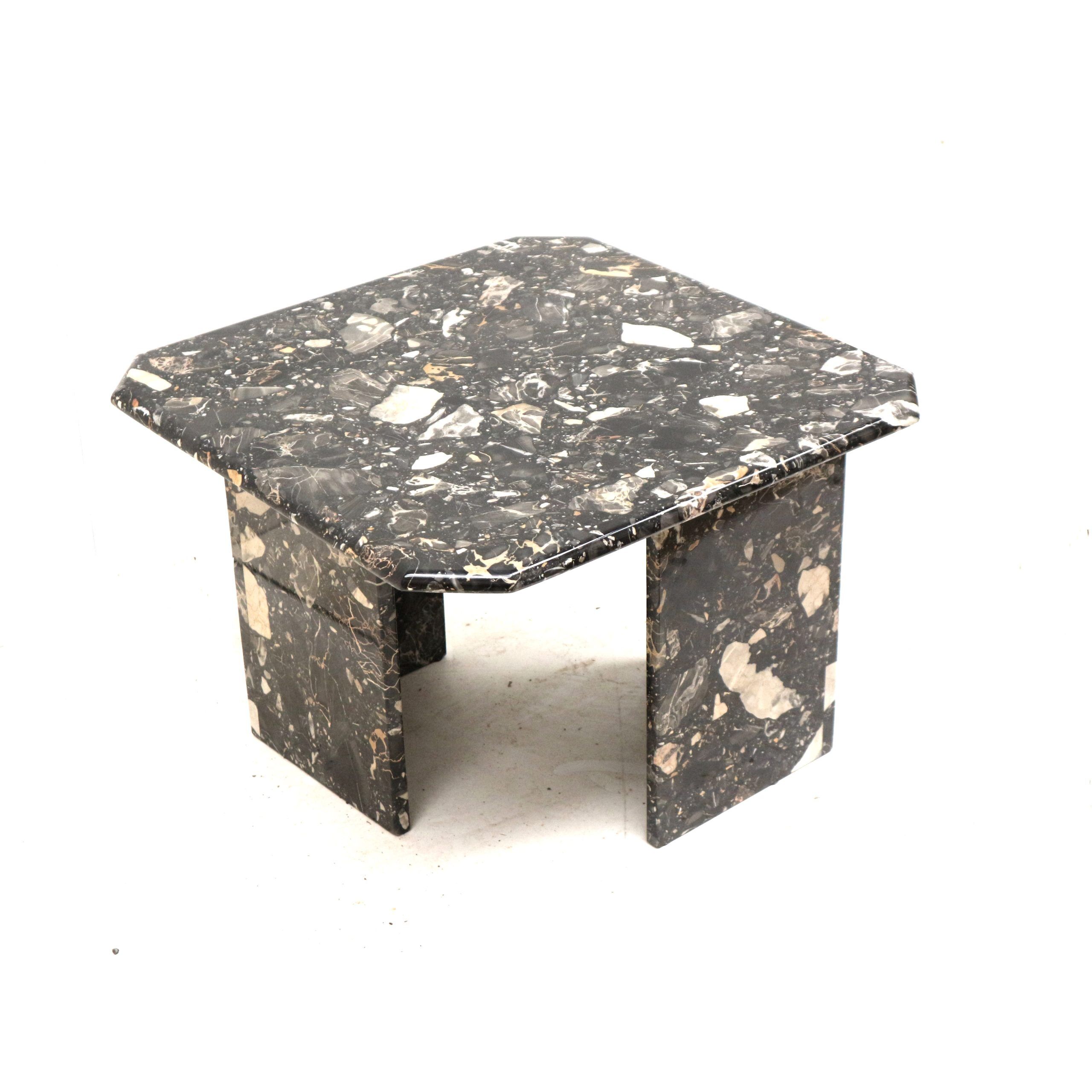 Vintage terrazzo coffee table/side table from the 1970s