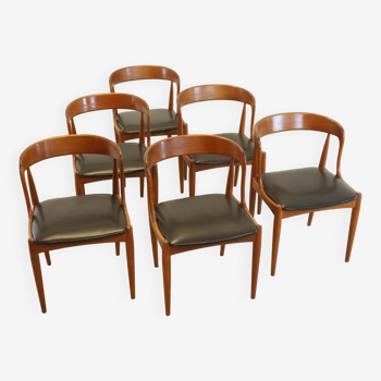 Ensemble de 6 chaises Johannes Andersen