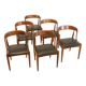 Ensemble de 6 chaises Johannes Andersen