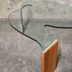 Hans von Klier pour FIAM, table basse en verre, verre, années 1990, Italie