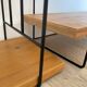 3 String wall shelf modules by WHB, Germany, 1960.