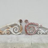 Hunting wheels gate jib bourgeois house in cast iron 19th