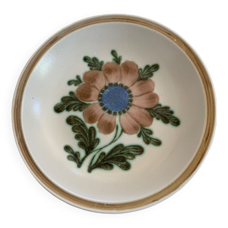 Round flower dish Gien Selency x Monoprix Croisé Laroche