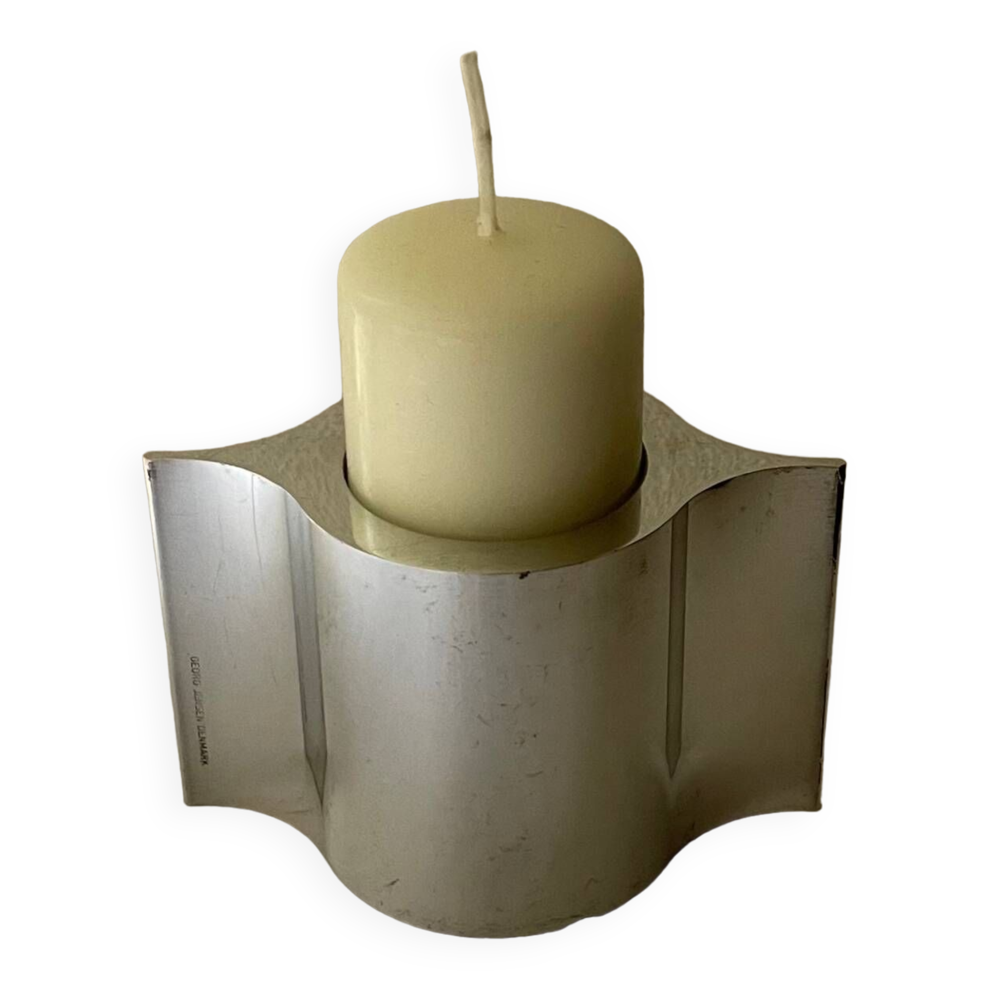 Georg Jensen Denmark candle holder, 20th century design