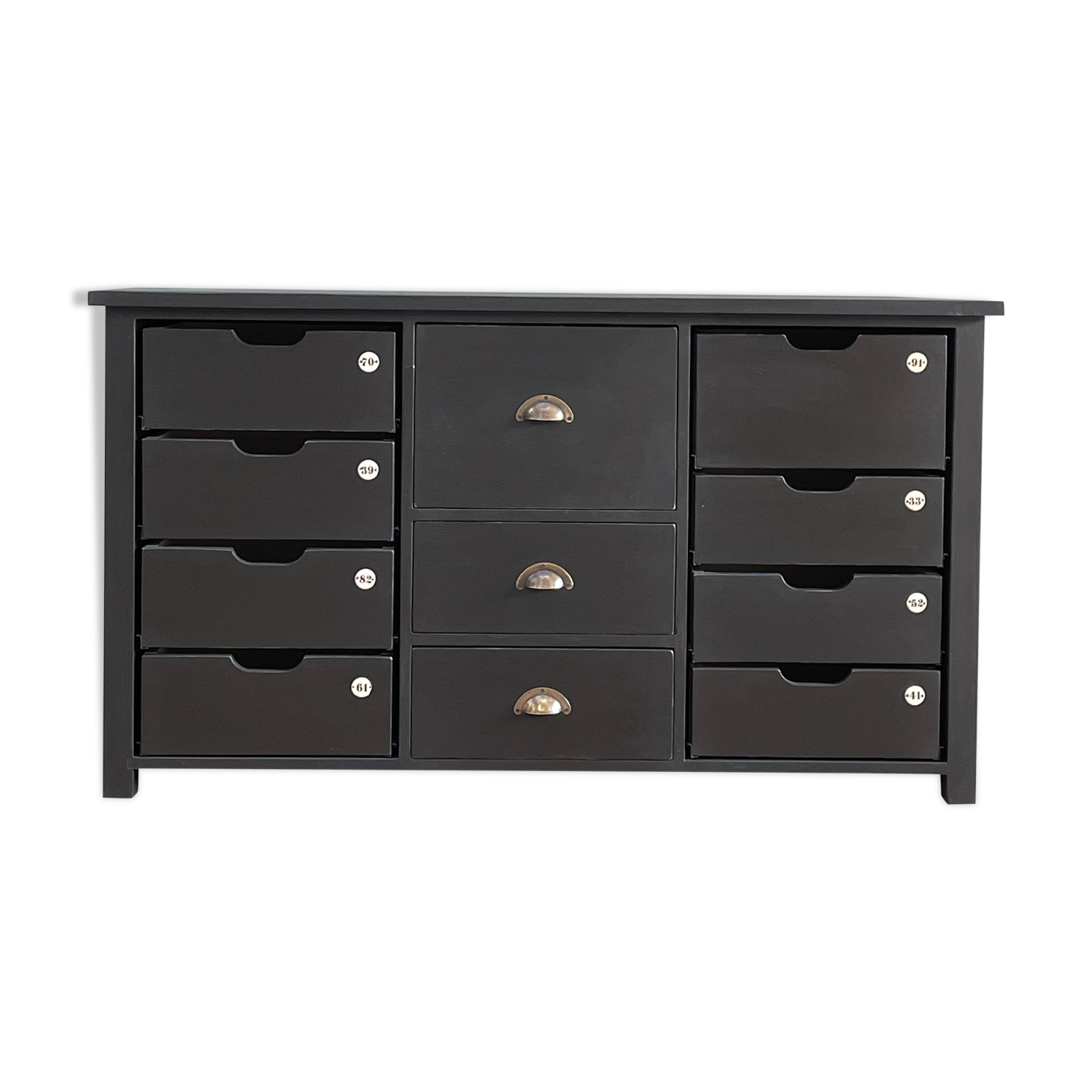 Trade cabinet with drawers