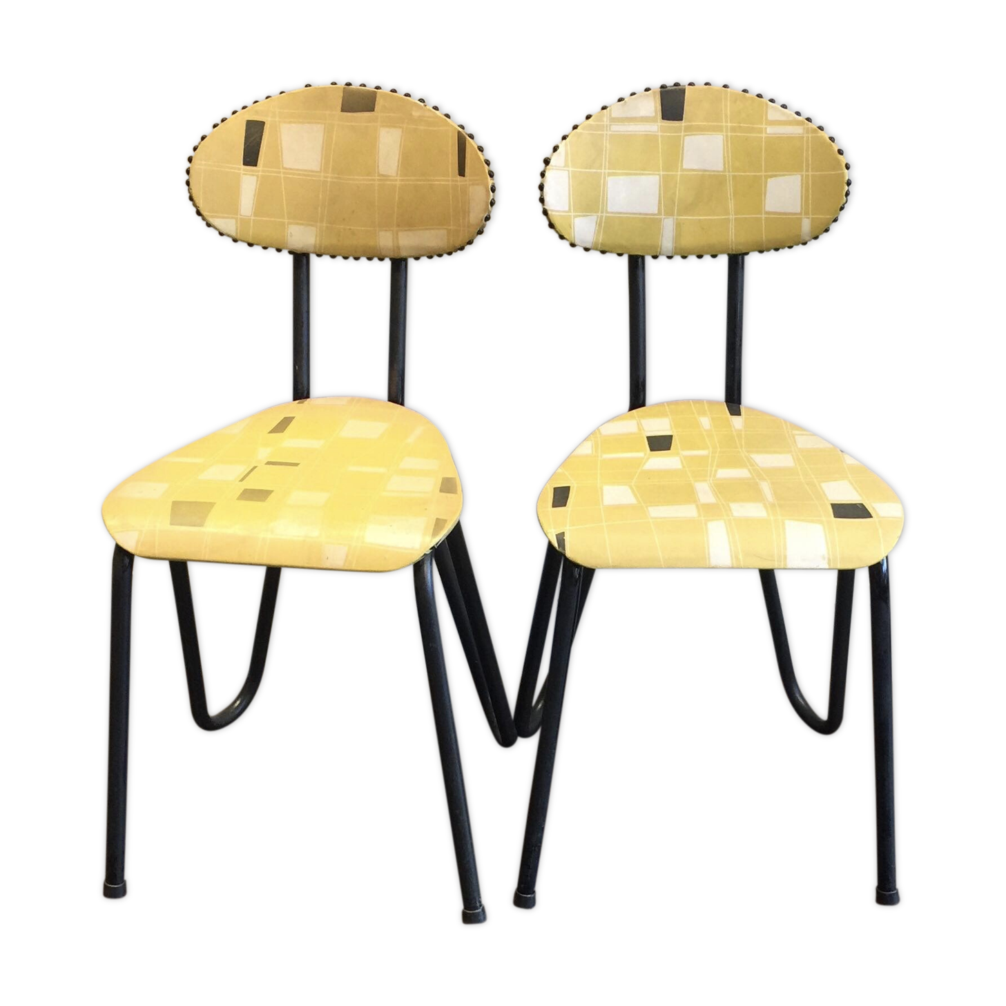 Paire de chaises vintage