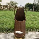 Seau en cuivre / laiton porte parapluie