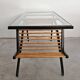 Mid Century Modern Gazelle coffee table in pear wood from the 1960s.
