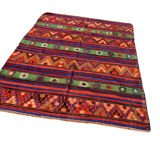 Traditional kilim carpet turkish shabby vintage country house in kelim wool 220x174 cm