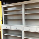 Great bibliotheque old grey patina