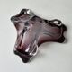 Murano glass Sommerso empty pocket purple blue transparent 24cm