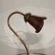 Two art nouveau style tulip lamps signed art de France