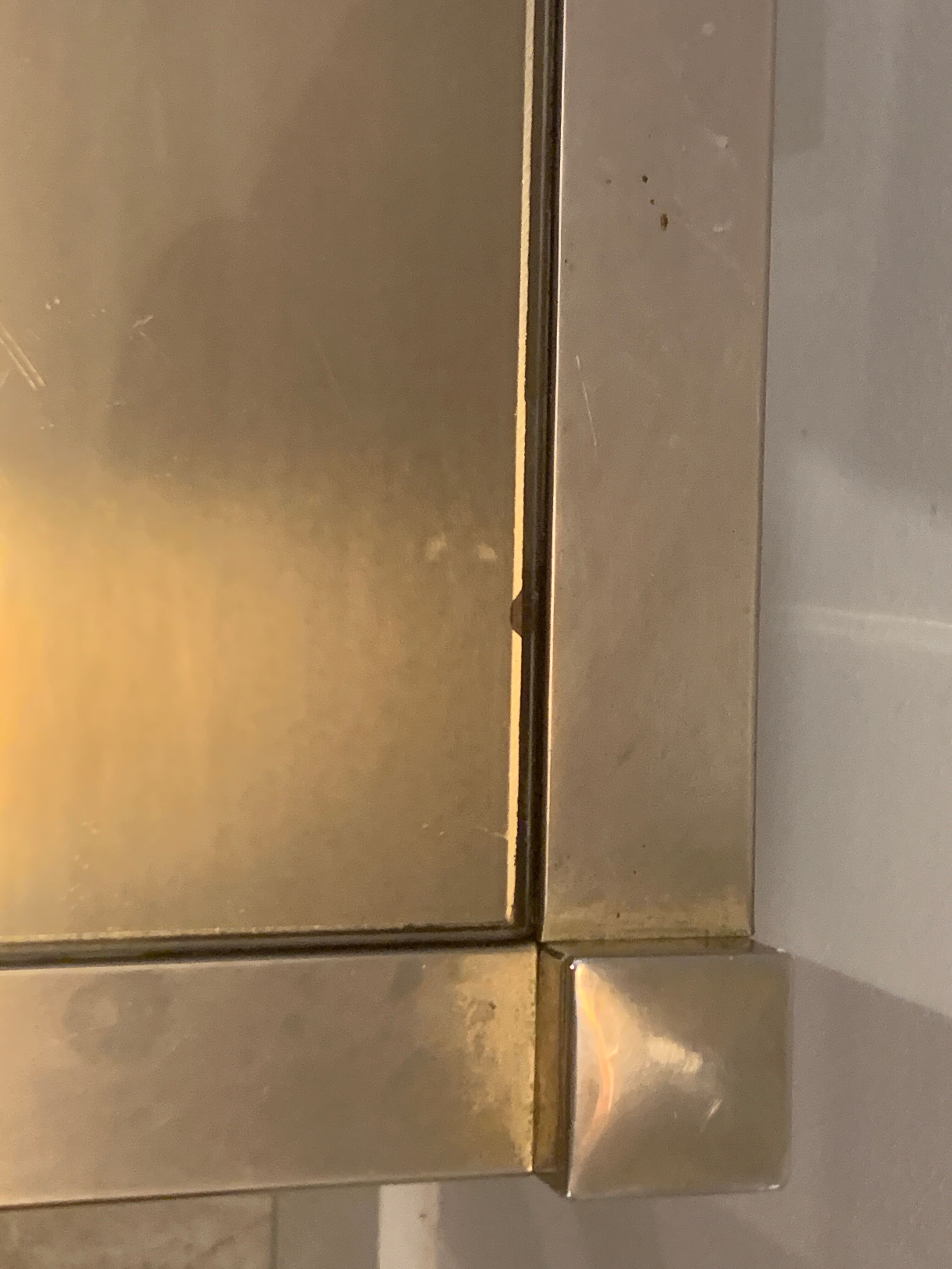 Brass nesting coffee tables