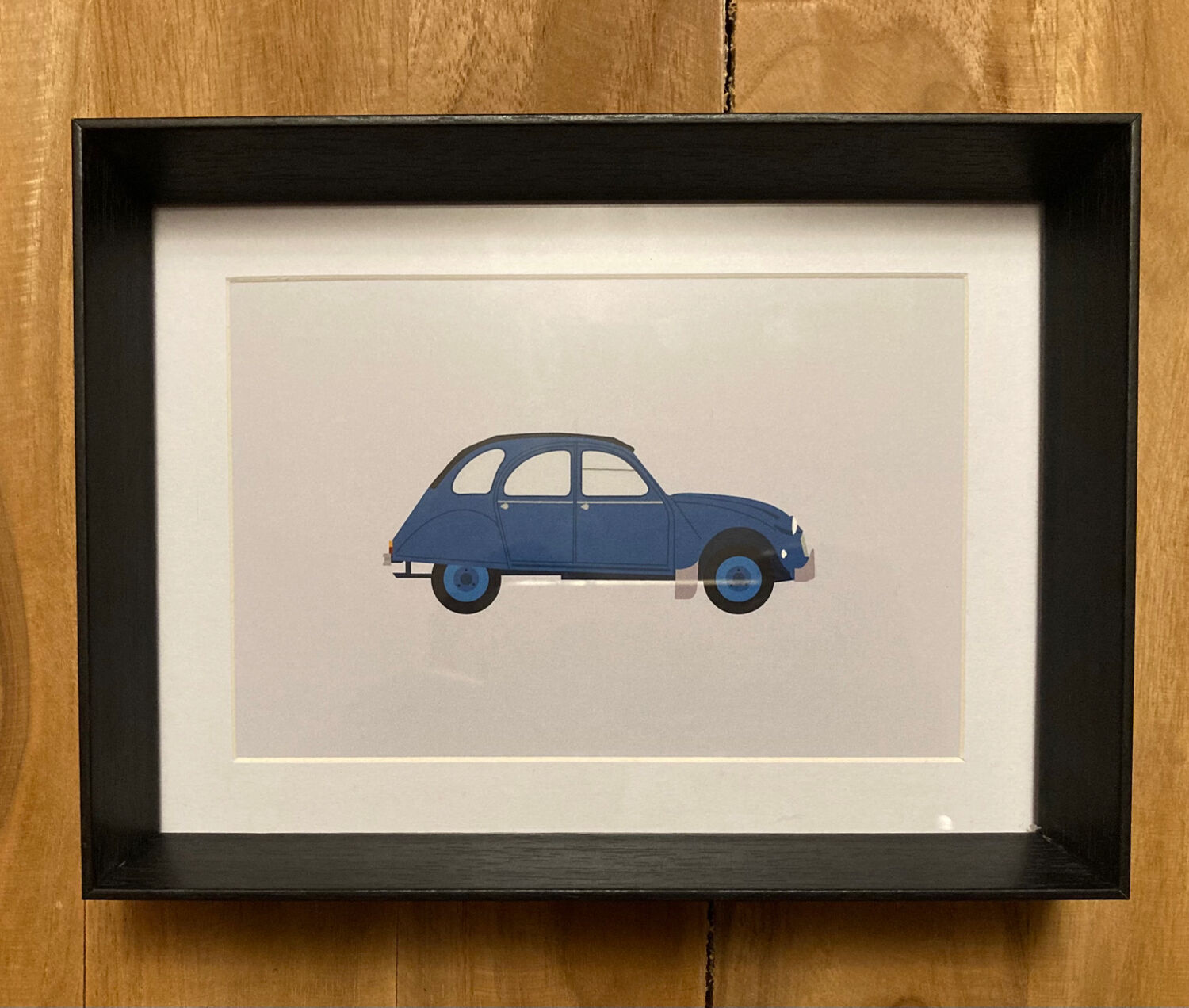 Deco design frame - Citroën 2CV