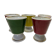Set of 5 cups porcelain 50s