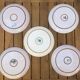 5 assiettes Vallauris Robert Picault