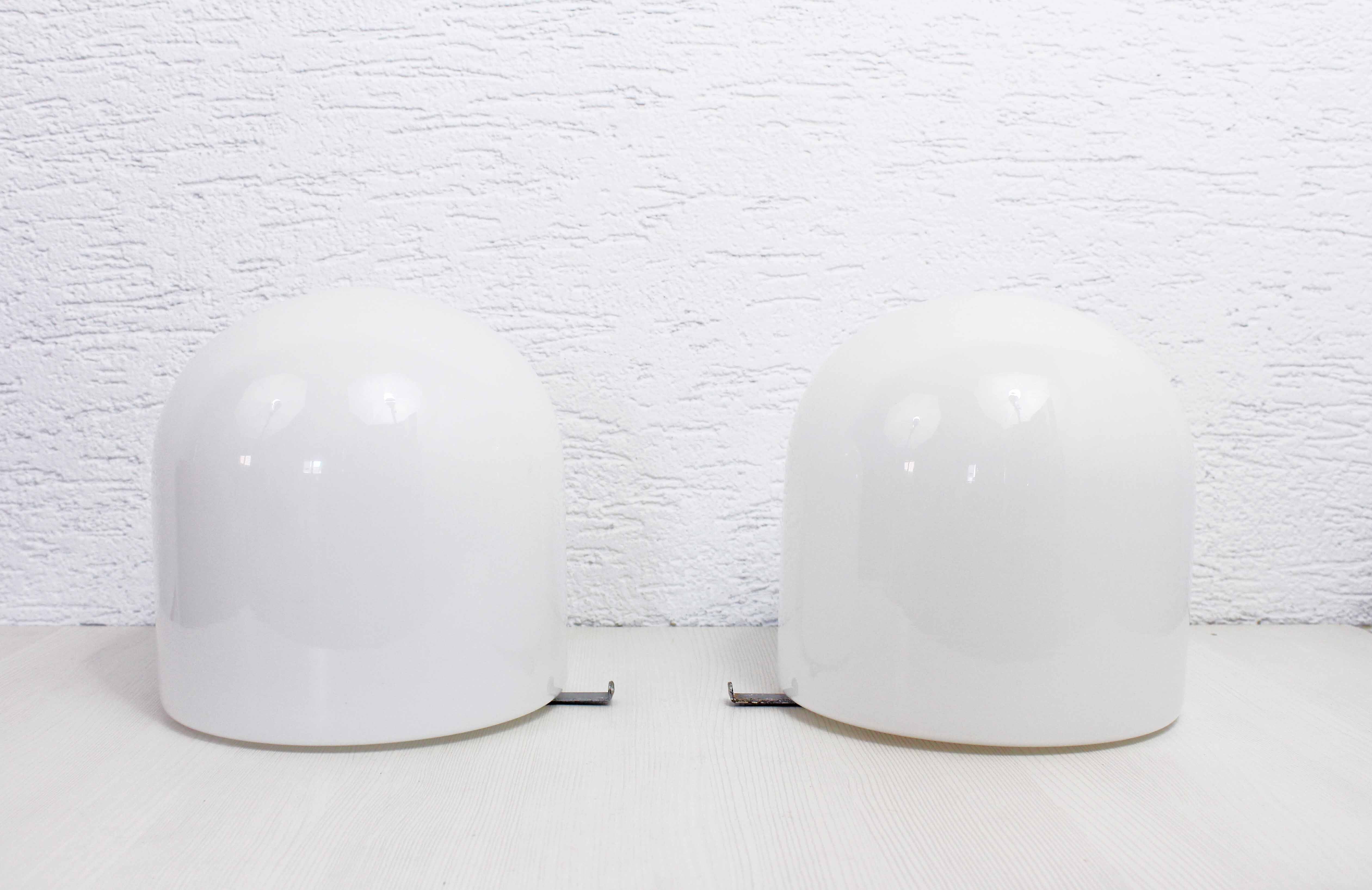 Pair of ceiling lamps Hamolite 1930