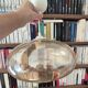 Suspension transparente beige