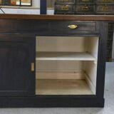 1950s pine sliding door counter