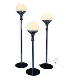 Set of Three Vintage Floor Lamps, Italian Design in the style of Artemide,