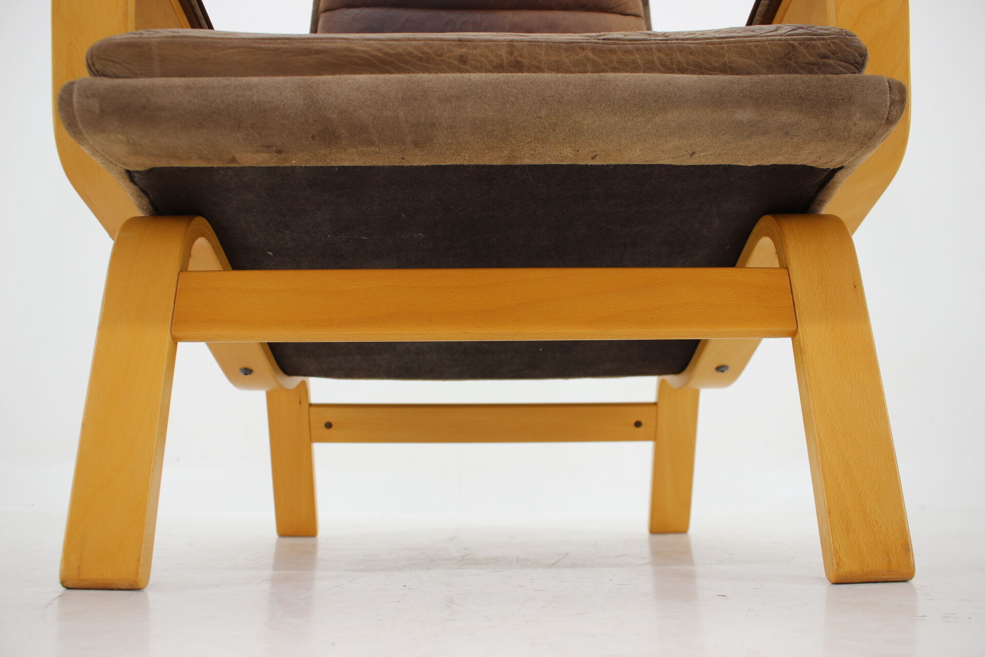 1970s Yngve Ekström "Contino" Leather Armachair,Sweden